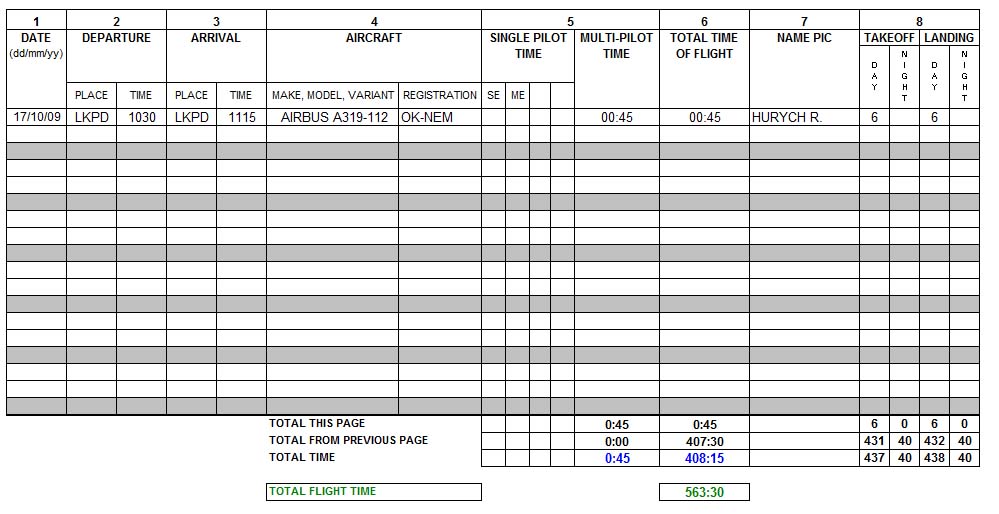 Carnet de vol du télépilote de drone avec 500 vols